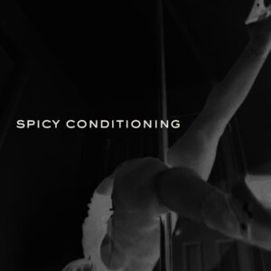 "Spicy Conditioning" Pole Inner Thigh Grip In Superman Positions