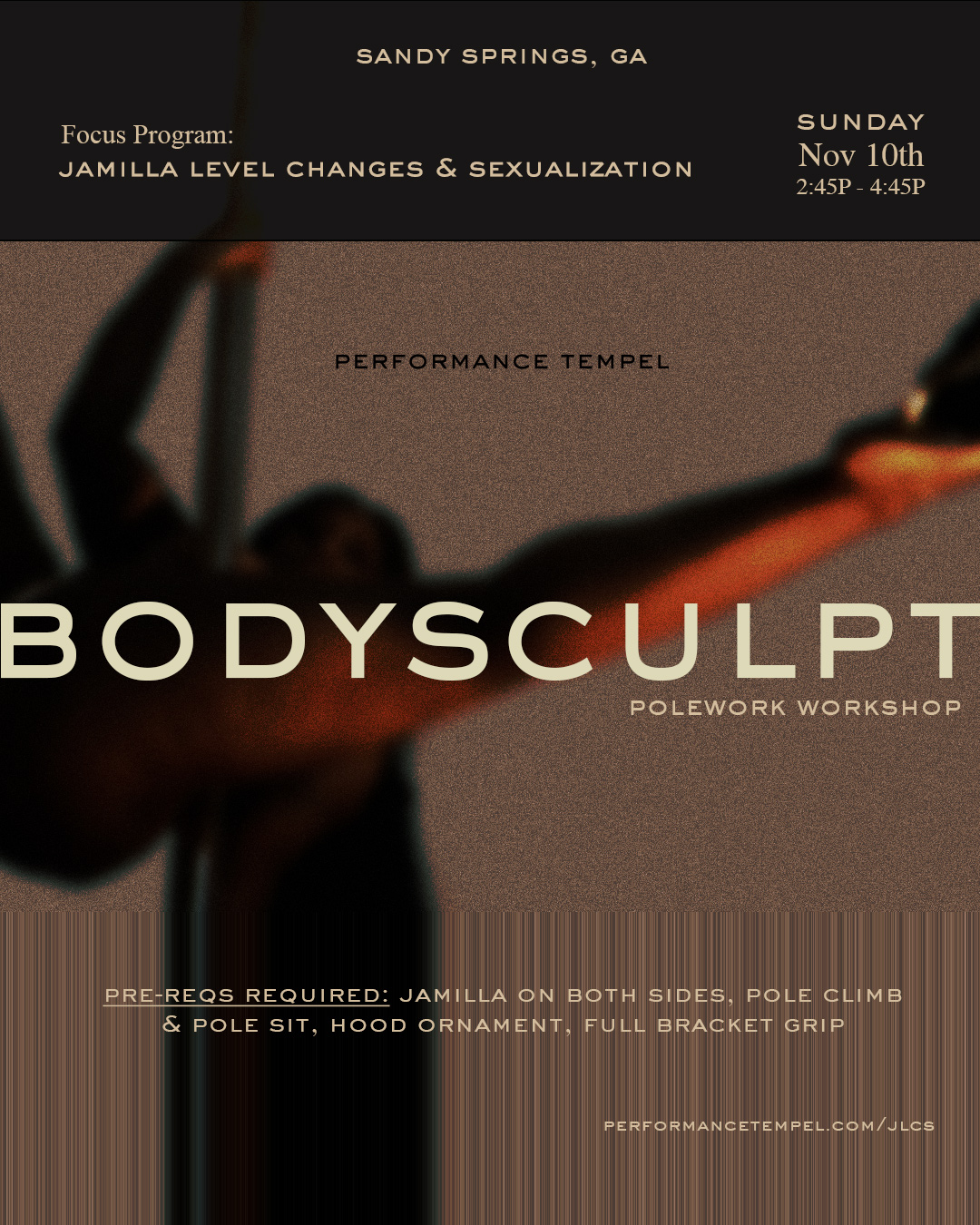 “BodySculpt” Atlanta Pole Trick   Workshop (Intermediate)